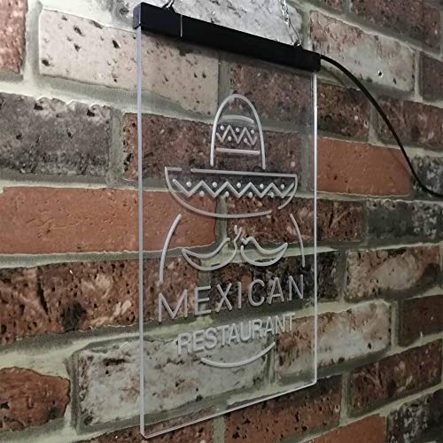 Mexican Restaurant LED Light Sign - Way Up Gifts