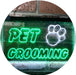 Paw Print Pet Grooming LED Light Sign - Way Up Gifts