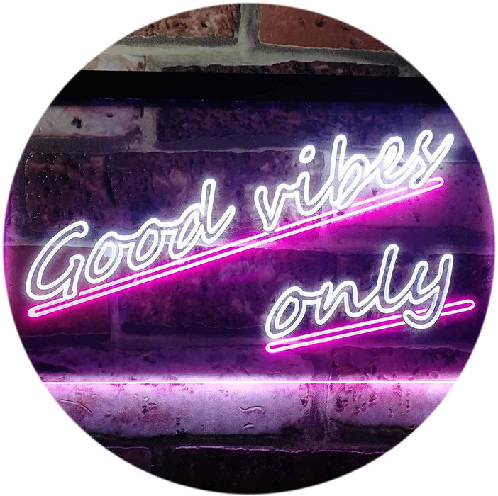 Good Vibes Only LED Light Sign - Way Up Gifts