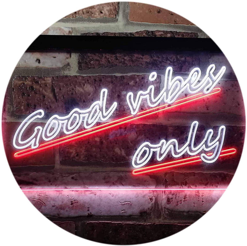 Good Vibes Only LED Light Sign - LED Gift Works