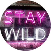 Stay Wild LED Light Sign - LED Gift Works