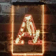 Family Name Letter A Monogram Initial LED Light Sign - LED Gift Works