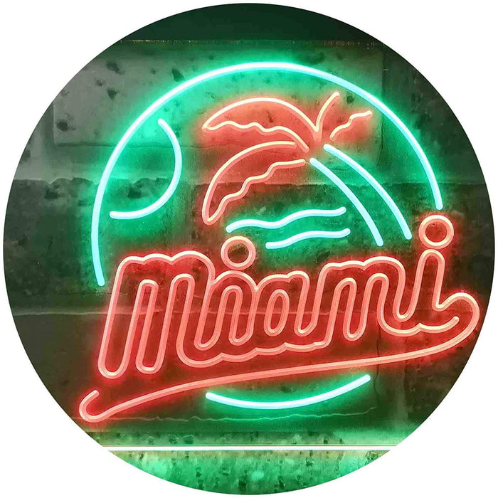 Miami Florida LED Light Sign - Way Up Gifts