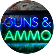Guns Ammo LED Light Sign - LED Gift Works