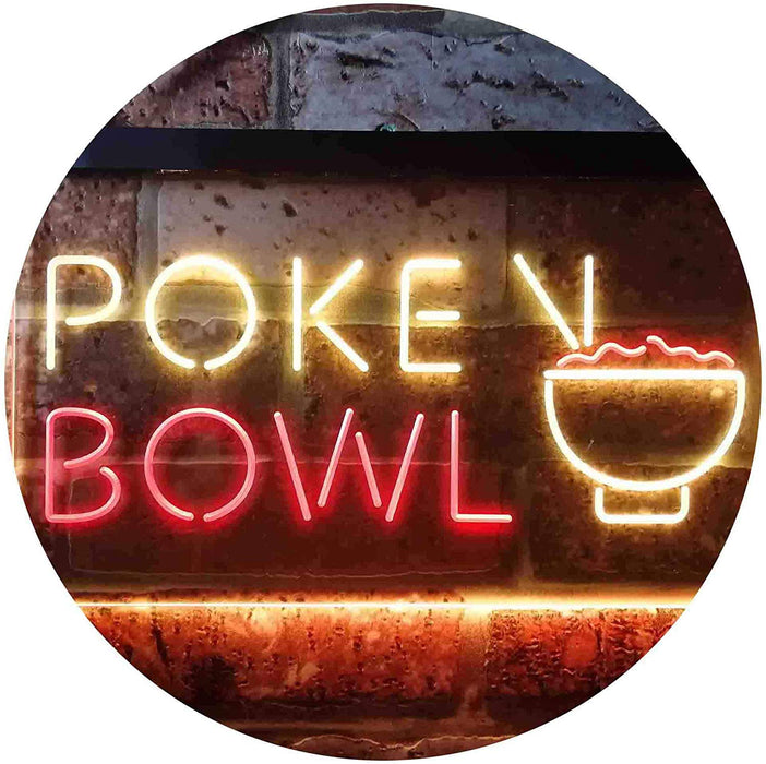 Hawaiian Poke Bowl LED Light Sign - Way Up Gifts