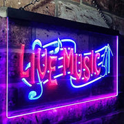 Live Music LED Light Sign - LED Gift Works