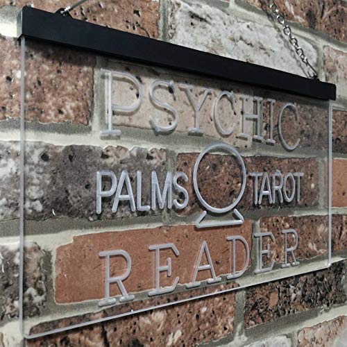 Psychic Palms Tarot Reader LED Light Sign - Way Up Gifts