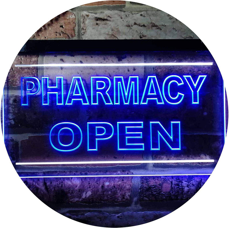 Pharmacy Open Shop LED Light Sign - LED Gift Works