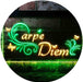 Carpe Diem Seize The Day Bedroom Quote LED Light Sign - Way Up Gifts