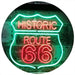 Historic Route 66 LED Light Sign - Way Up Gifts