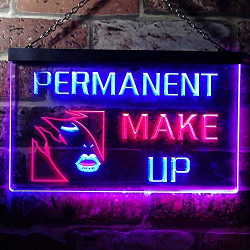 Permanent Make Up LED Light Sign - Way Up Gifts