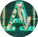 Family Name Letter A Monogram Initial LED Light Sign - Way Up Gifts
