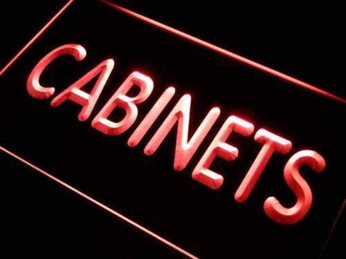 Cabinets LED Light Sign - LED Gift Works
