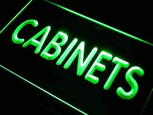 Cabinets LED Light Sign - LED Gift Works