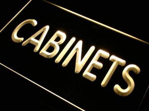 Cabinets LED Light Sign - LED Gift Works