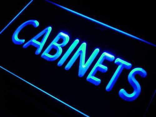 Cabinets LED Light Sign - LED Gift Works