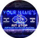 Personalized Car Racing Beer Pit Stop Bar LED Light Sign - Way Up Gifts