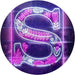 Family Name Letter S Monogram Initial LED Light Sign - Way Up Gifts