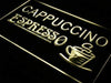 Cafe Cappuccino Espresso LED Light Sign - Way Up Gifts