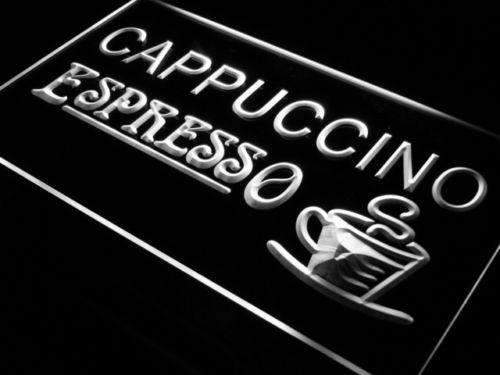 Cafe Cappuccino Espresso LED Light Sign - LED Gift Works