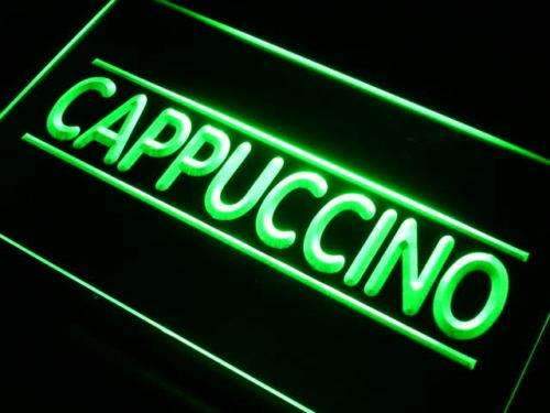 Cafe Cappuccino LED Light Sign - Way Up Gifts