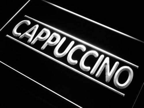 Cafe Cappuccino LED Light Sign - LED Gift Works