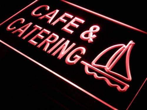 Cafe Catering LED Light Sign - Way Up Gifts