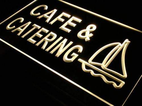 Cafe Catering LED Light Sign - Way Up Gifts