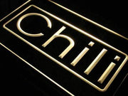 Cafe Chili LED Light Sign - LED Gift Works