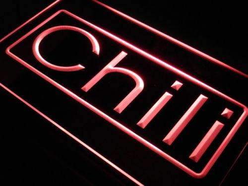 Cafe Chili LED Light Sign - LED Gift Works