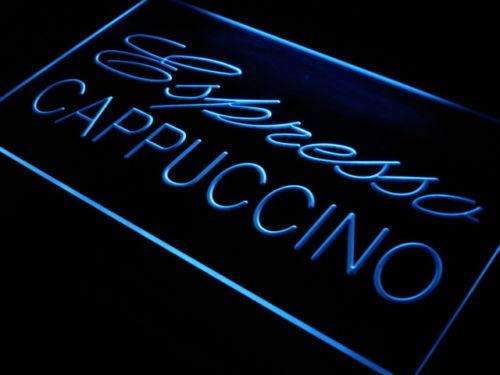 Cafe Espresso Cappuccino LED Light Sign - Way Up Gifts
