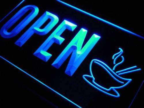 Cafe Noodles Soup Open LED Light Sign - Way Up Gifts