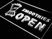 Cafe Smoothies Open LED Light Sign - LED Gift Works