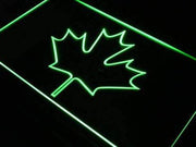 Canadian Maple Leaf LED Light Sign - LED Gift Works