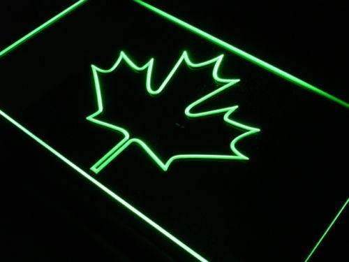 Canadian Maple Leaf LED Light Sign - LED Gift Works