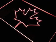 Canadian Maple Leaf LED Light Sign - LED Gift Works