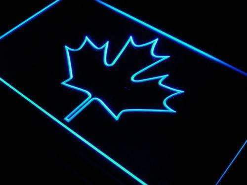 Canadian Maple Leaf LED Light Sign - LED Gift Works