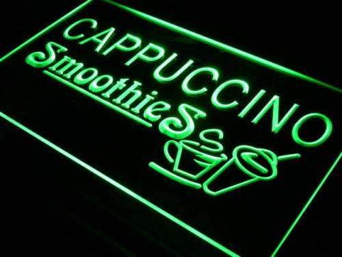 Cappuccino Smoothies LED Light Sign - LED Gift Works