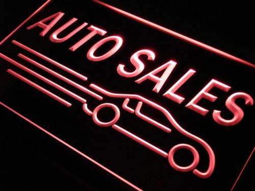 Car Auto Sales LED Light Sign - Way Up Gifts