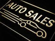 Car Auto Sales LED Light Sign - LED Gift Works