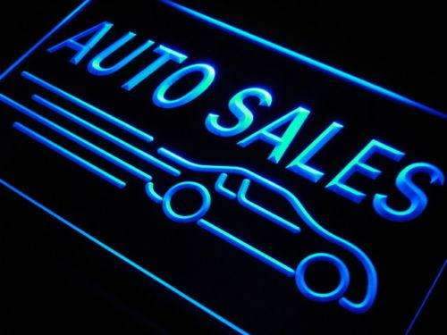 Car Auto Sales LED Light Sign - Way Up Gifts
