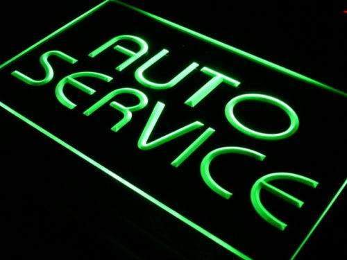 Car Auto Service LED Light Sign - LED Gift Works