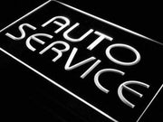 Car Auto Service LED Light Sign - LED Gift Works