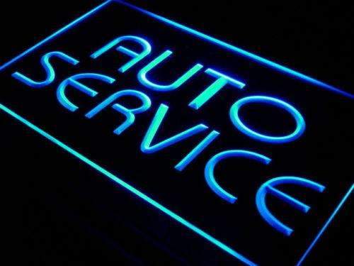 Car Auto Service LED Light Sign - LED Gift Works