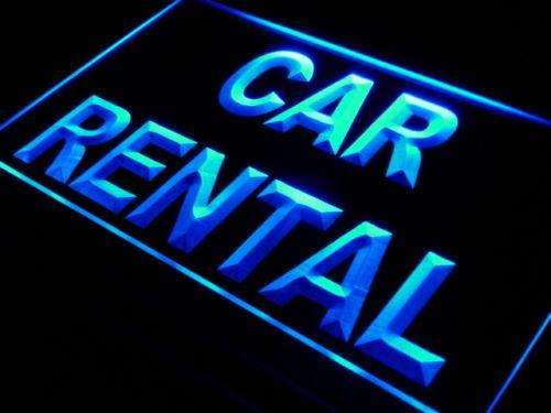 Car Rental LED Light Sign - Way Up Gifts
