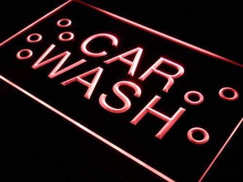 Car Wash Bubbles LED Light Sign - LED Gift Works