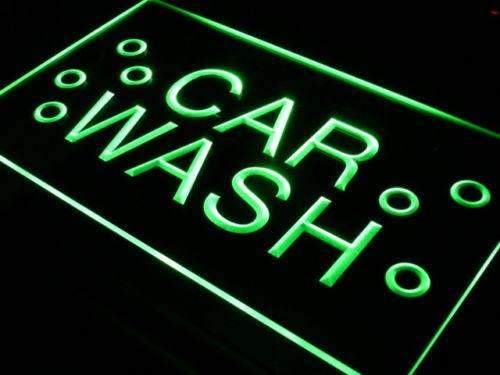 Car Wash Bubbles LED Light Sign - LED Gift Works