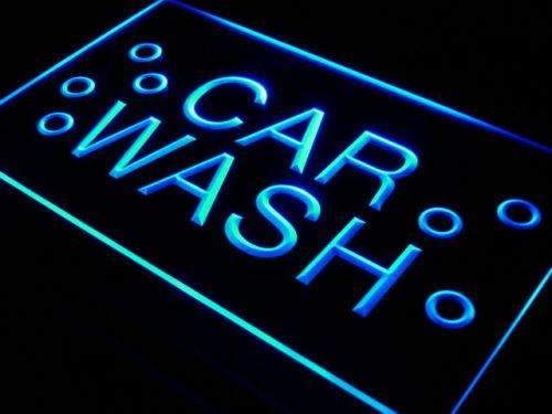 Car Wash Bubbles LED Light Sign - LED Gift Works