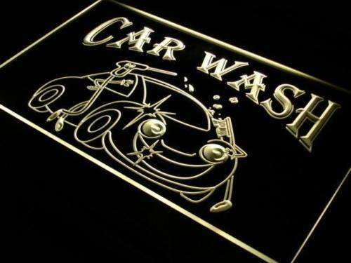 Car Wash LED Light Sign - LED Gift Works