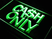 Cash Only LED Light Sign - LED Gift Works